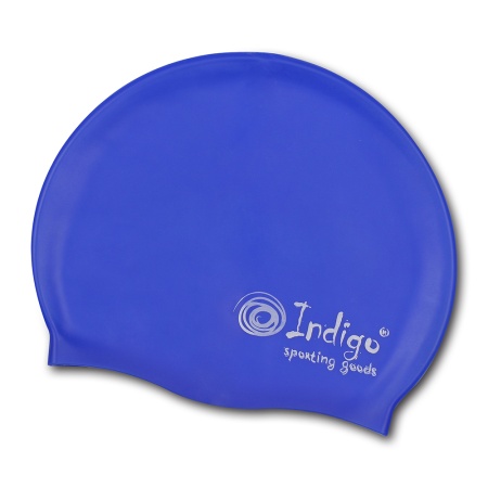 Купить Шапочка для плавания силиконовая Indigo однотонная  в Лаишеве 