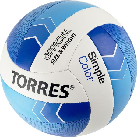 Купить Мяч волейбольный Torres Simple Color любительский р.5 в Лаишеве 
